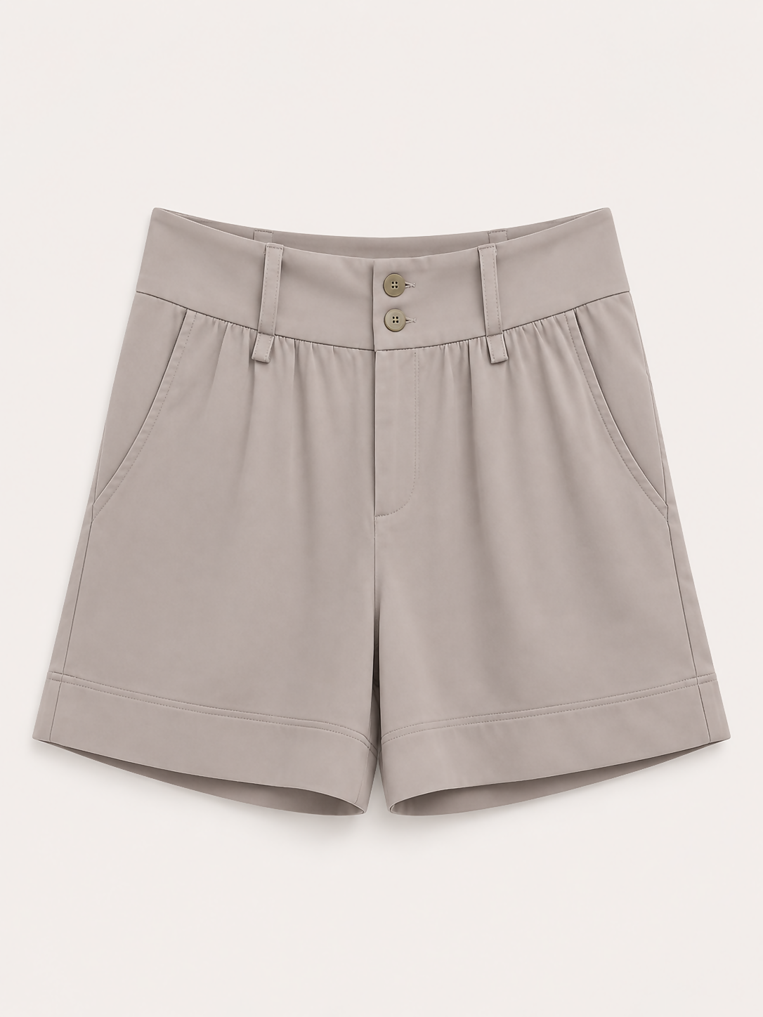 Shorts Alfaiataria Marrom_P