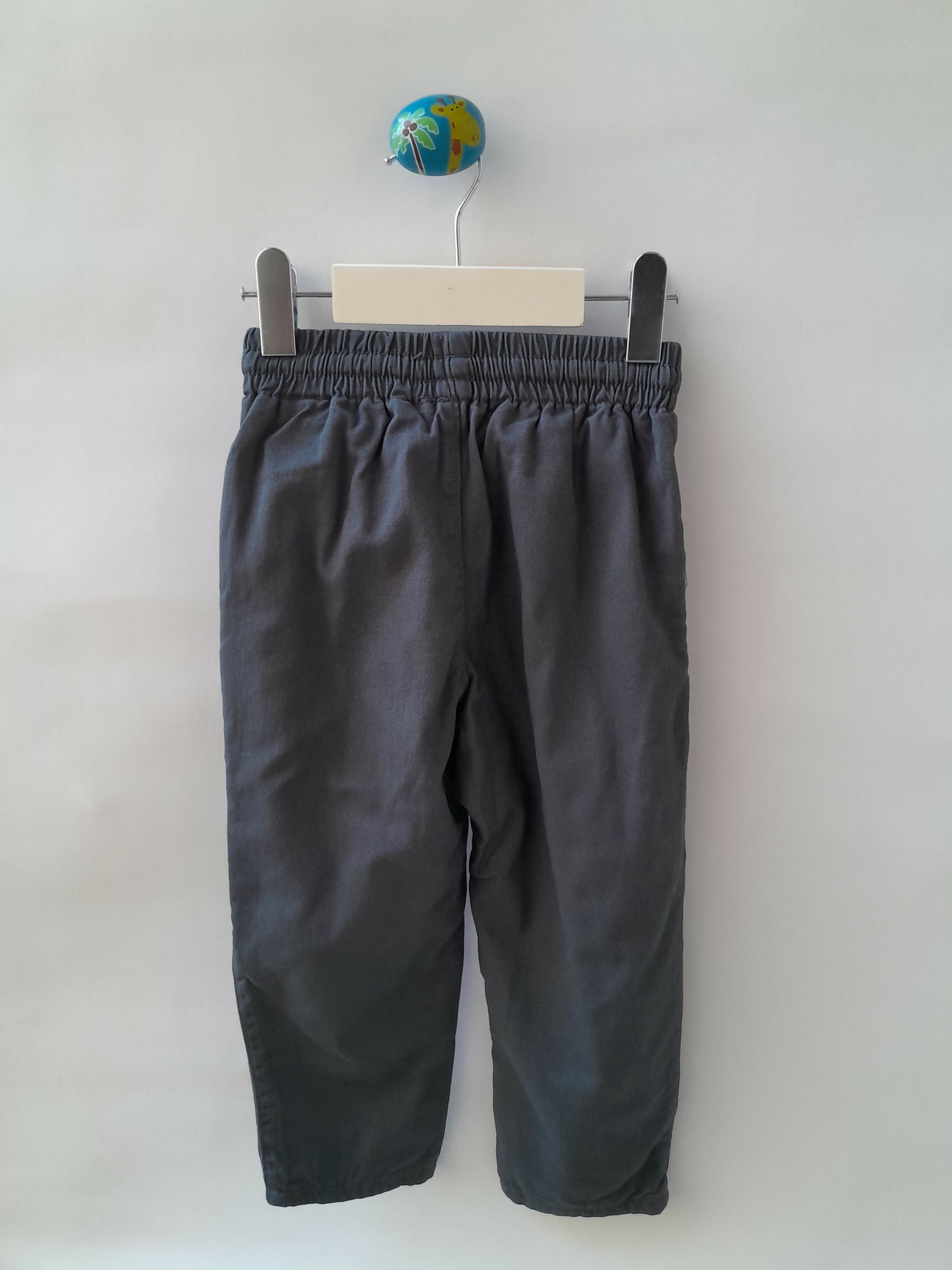 Calça H&M Forrada Cinza Chumbo 2 Anos