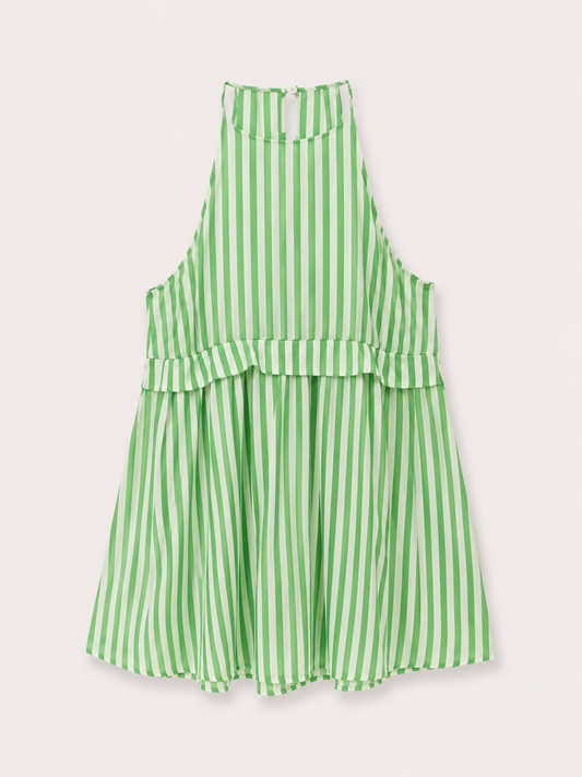 Vestido Listras Verde Farm (36)