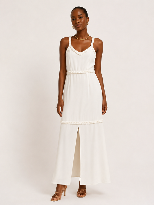 Vestido Longo Off White - Mamô