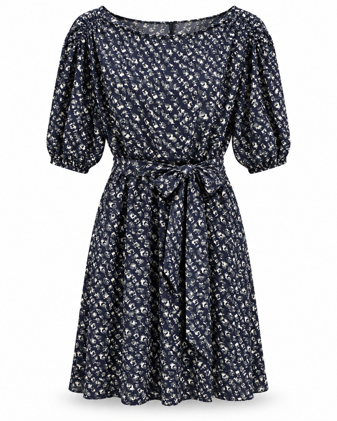 Vestido Curto C/ Cinto - ZARA