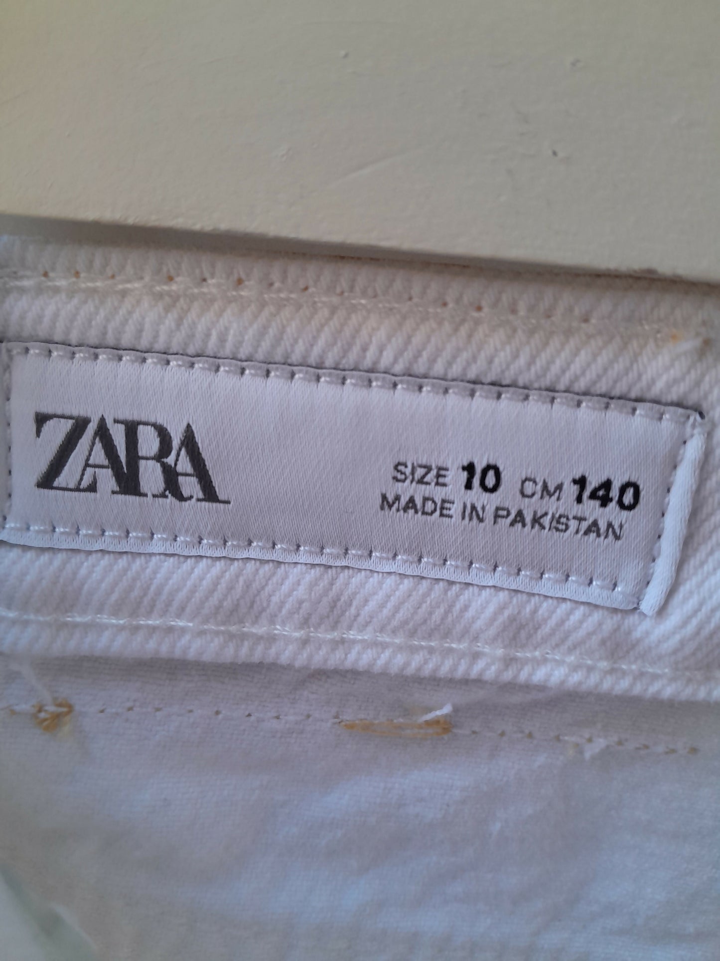 Saia Midi Branca Zara Kids 10 Anos 140 cm