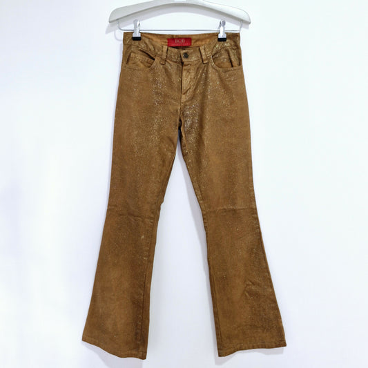 Calça com brilho marrom