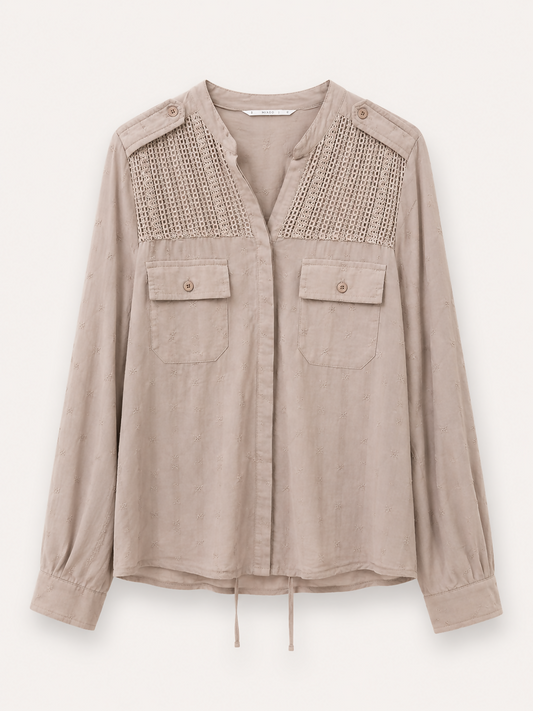 CAMISA ML NUDE