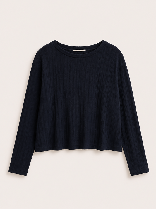 Blusa Preta C/ Textura