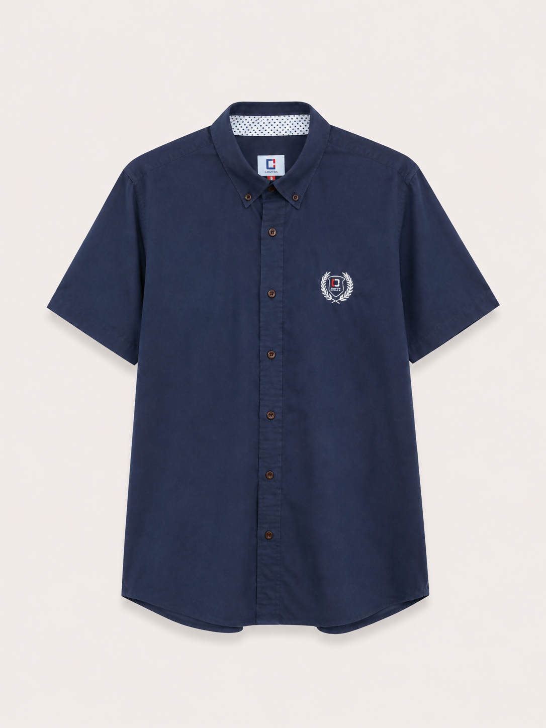 Camisa Manga Curta Azul