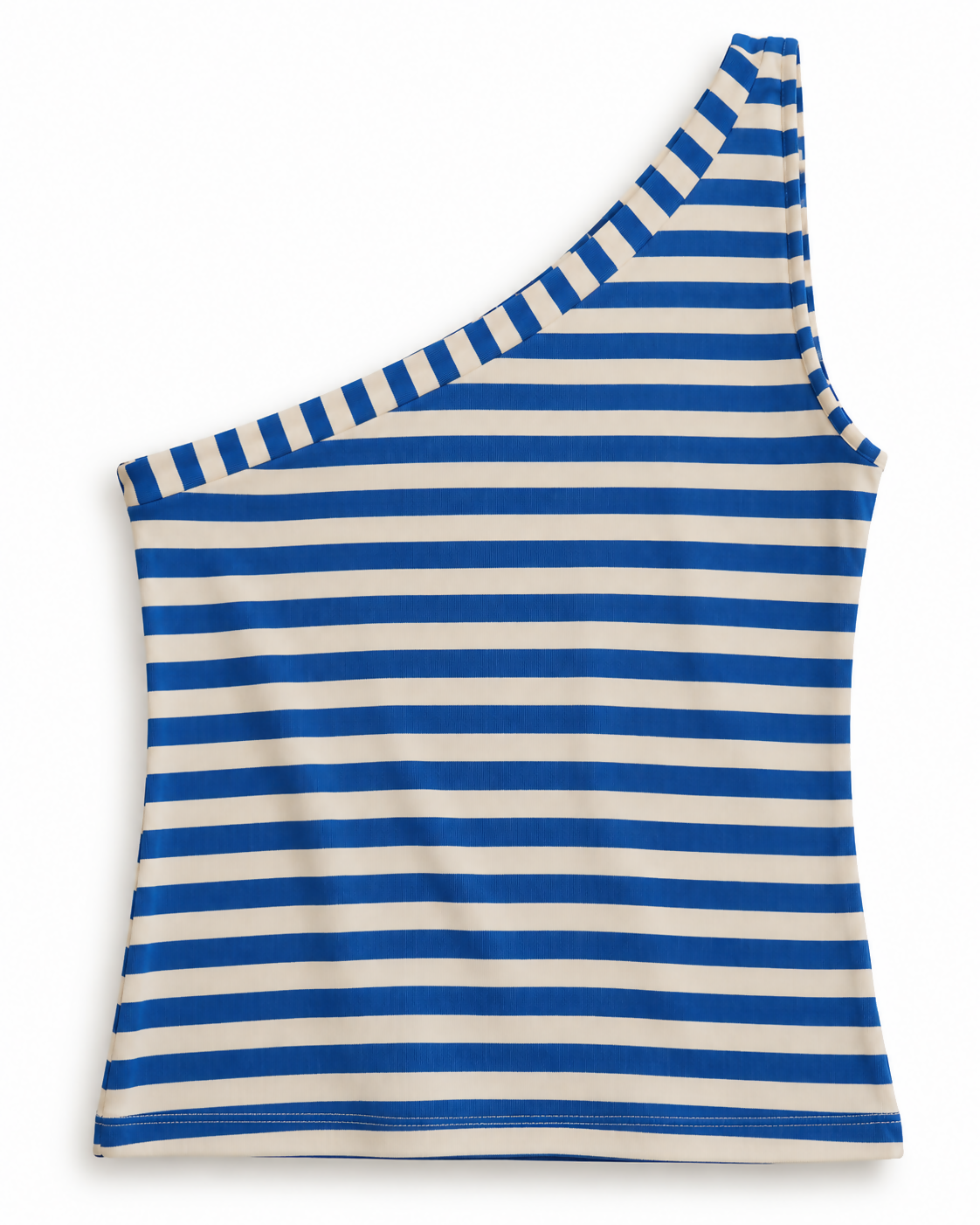 Blusinha Listrada Um Ombro Só
