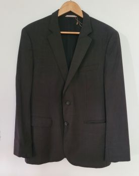 Blazer risca de giz Hugo Boss