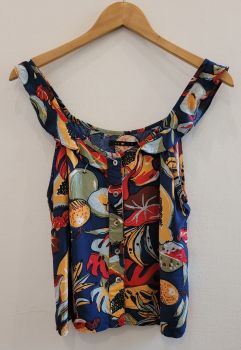 Blusa Viscose Cantão