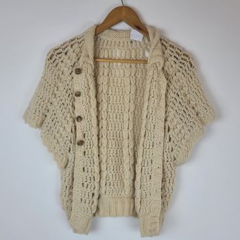 Colete de Tricot Off White