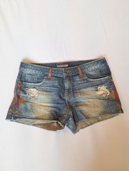 Short Jeans desbotado Le lis blanc