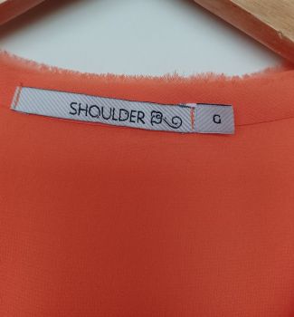 Camisa de punhos bordados Shoulder - G GG