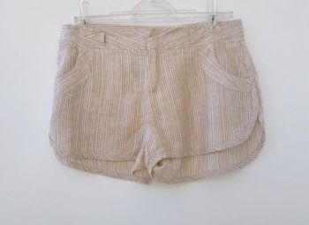 Shorts de linho listrado Siberian