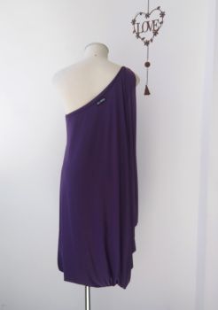 Vestido roxo de um ombro só Rita Jarddim - M