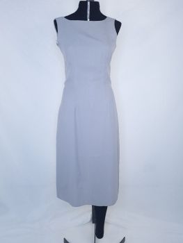 Vestido tubo anos 60 cinza