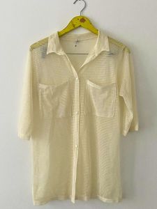 Camisa Vintage Crochê