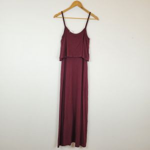 Vestido Vinho Marsala de Alça 