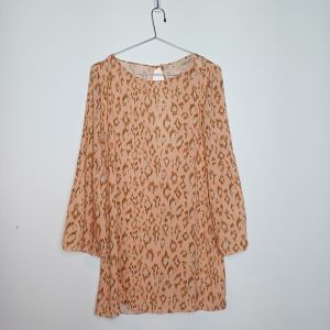 Vestido Curto  Animal Print