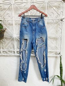 Calça Jeans Destroyed 