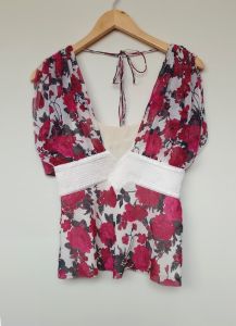 Blusa de seda floral Forum - P