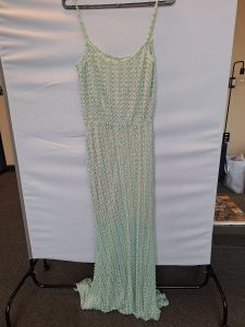 Vestido Longo verde água Iorane