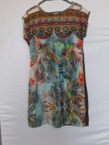 Vestido pavão Espaço de moda