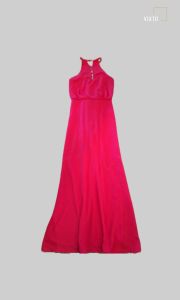 Vestido Pink Crepe TVZ Couture