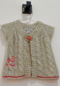 Cardigan Tricot 6-12 meses